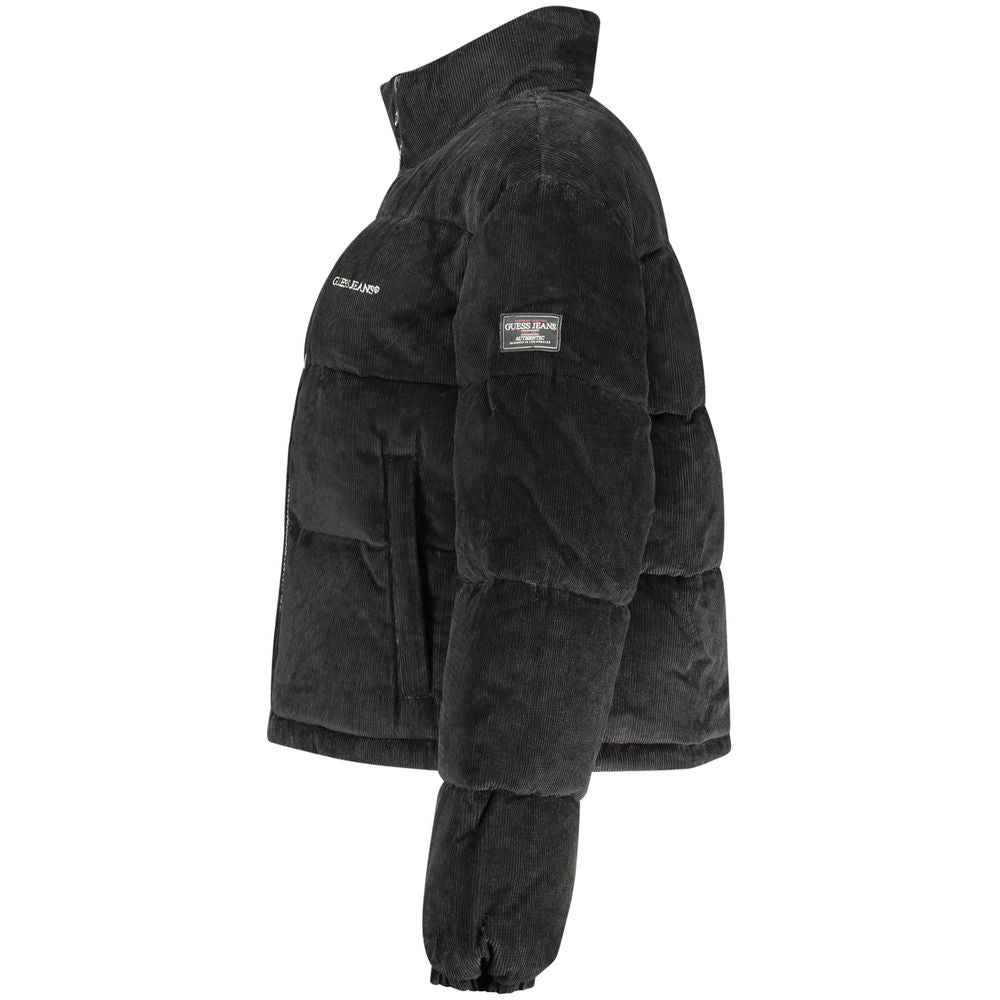 Guess Jeans Nero Polyester Woman Jacket