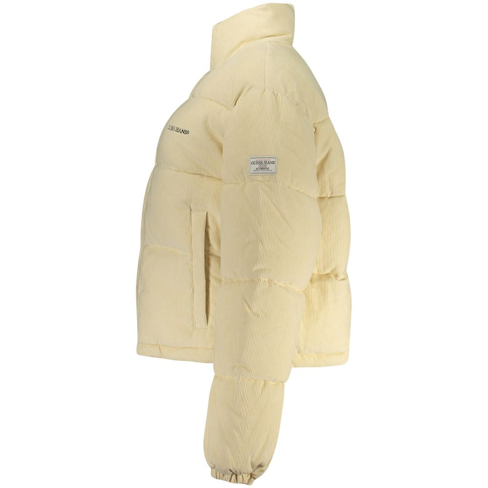 Guess Jeans Beige Polyester Women's Jacket