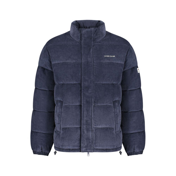 Guess Jeans Blue Polyester Men's Jacket