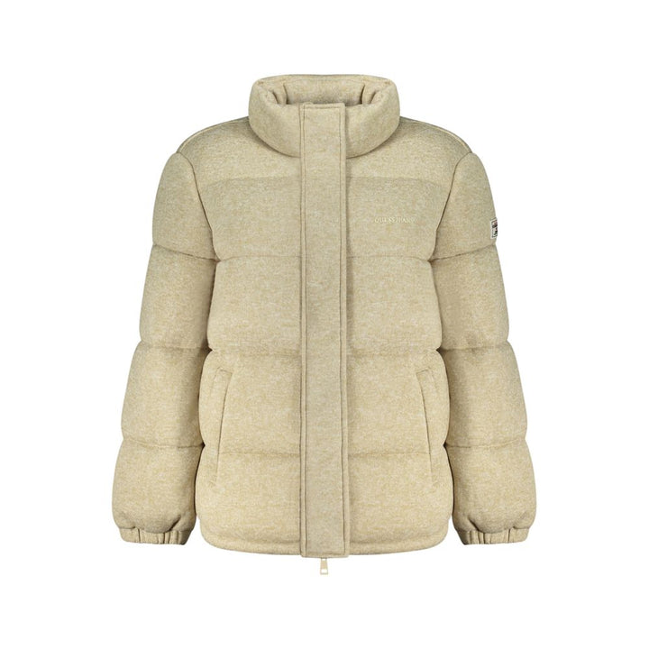 Guess Jeans Beige Polyester Women's Jacket