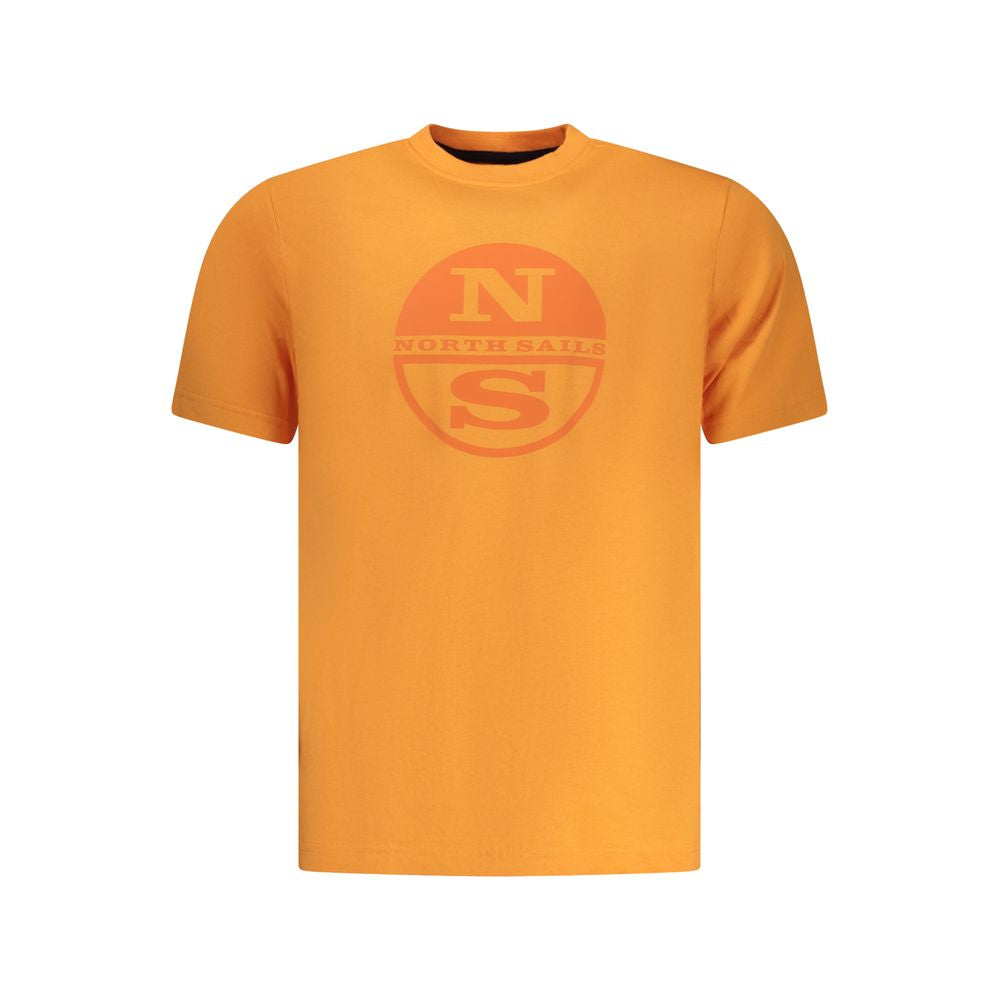 North Sails Arancione Cotton Men's T-Shirt