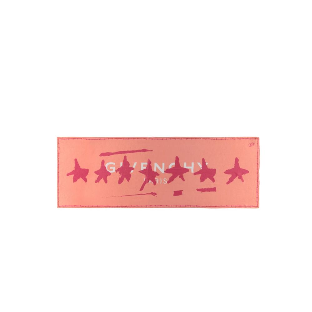 Givenchy Orange Silk Scarf
