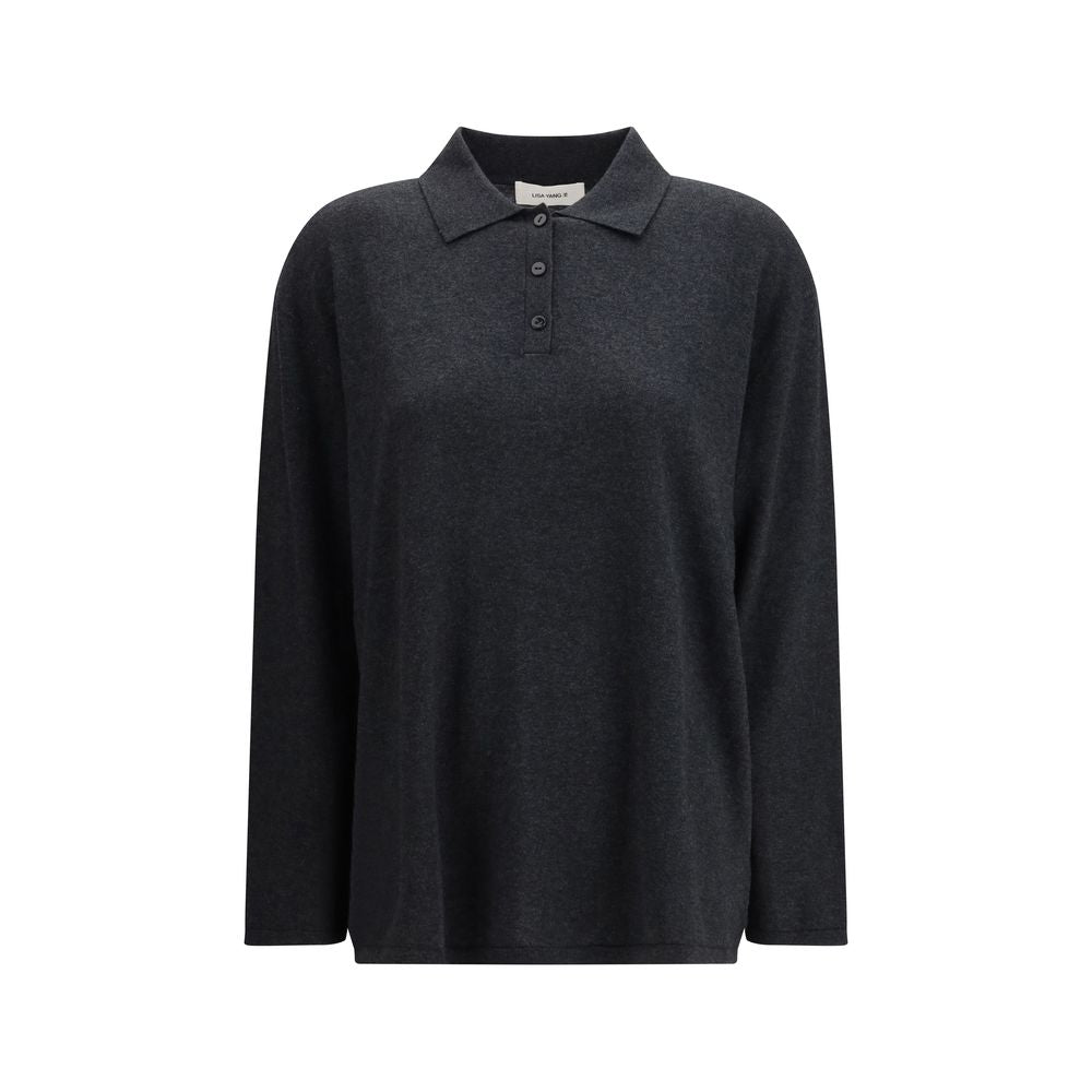 Lisa Yang Gray Cotton Sweatshirt