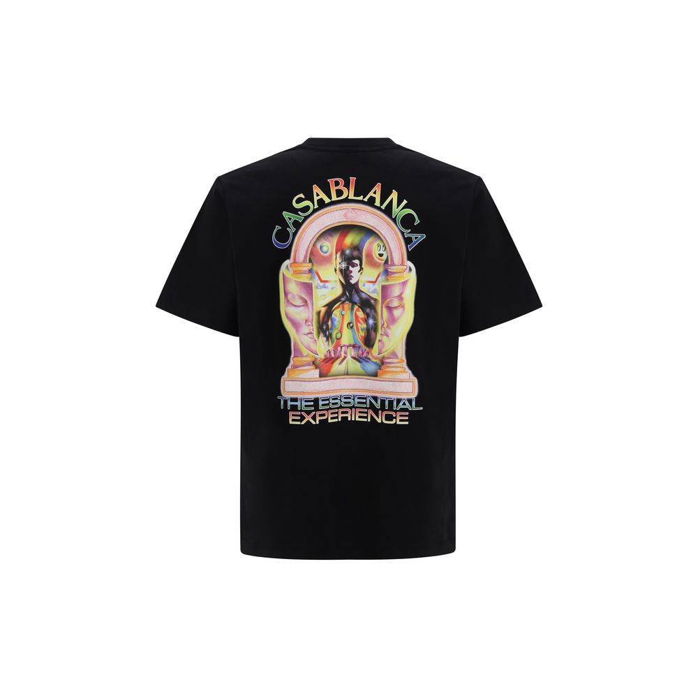 Casablanca Black Cotton T-Shirt