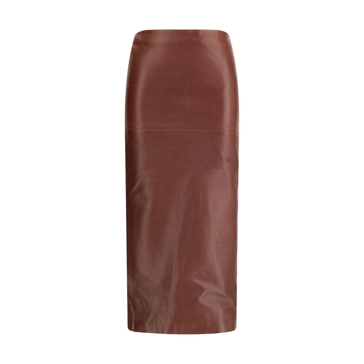 Petar Petrov Brown Lamb Ovis Aries Aries Skirt