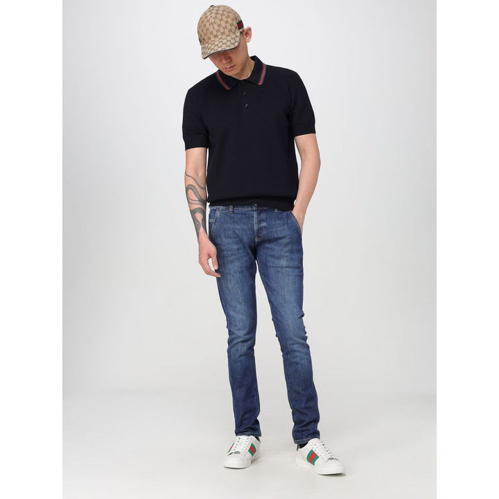 Gucci Beige Cotton And Leather Cap (Baseball Hat)
