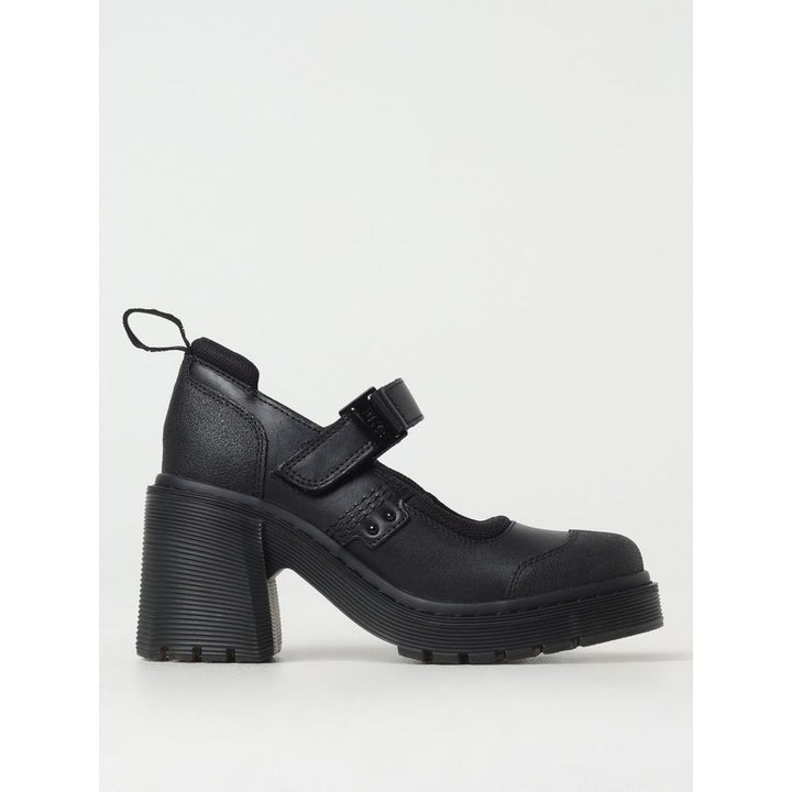 Dr. Martens Black Leather Platform Pumps