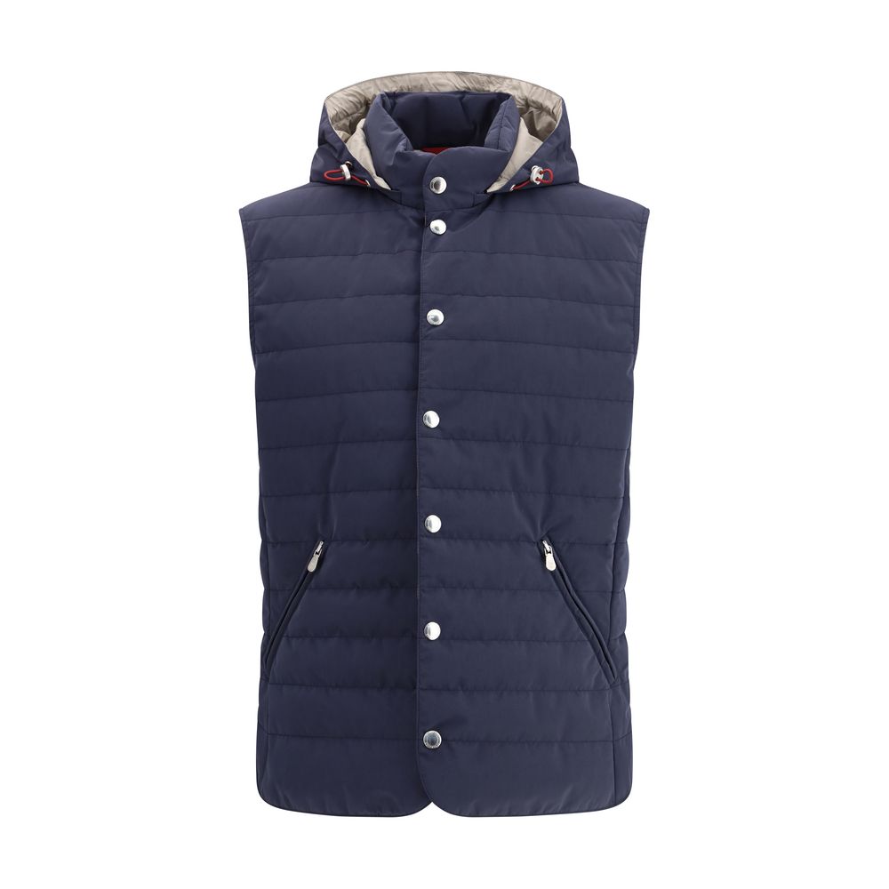 Brunello Cucinelli Blue Polyester Clothing