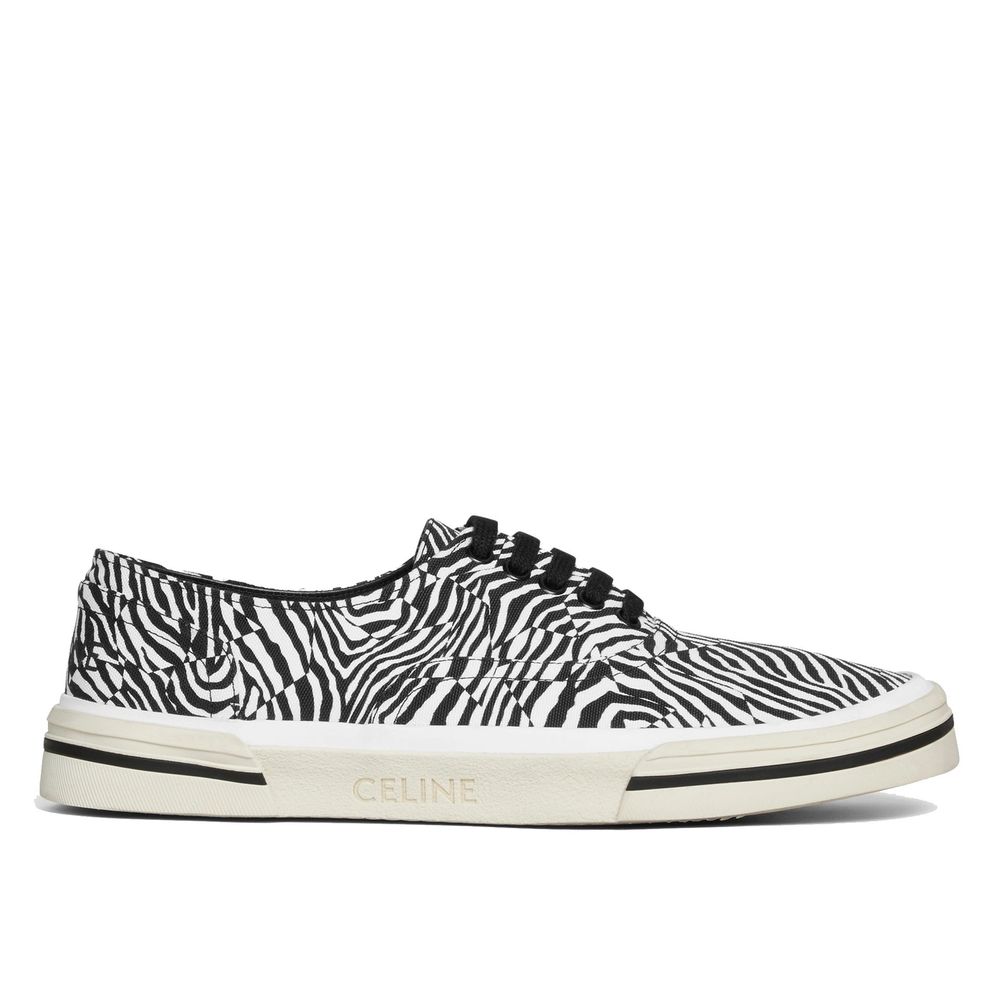 Celine Black Canvas Sneakers