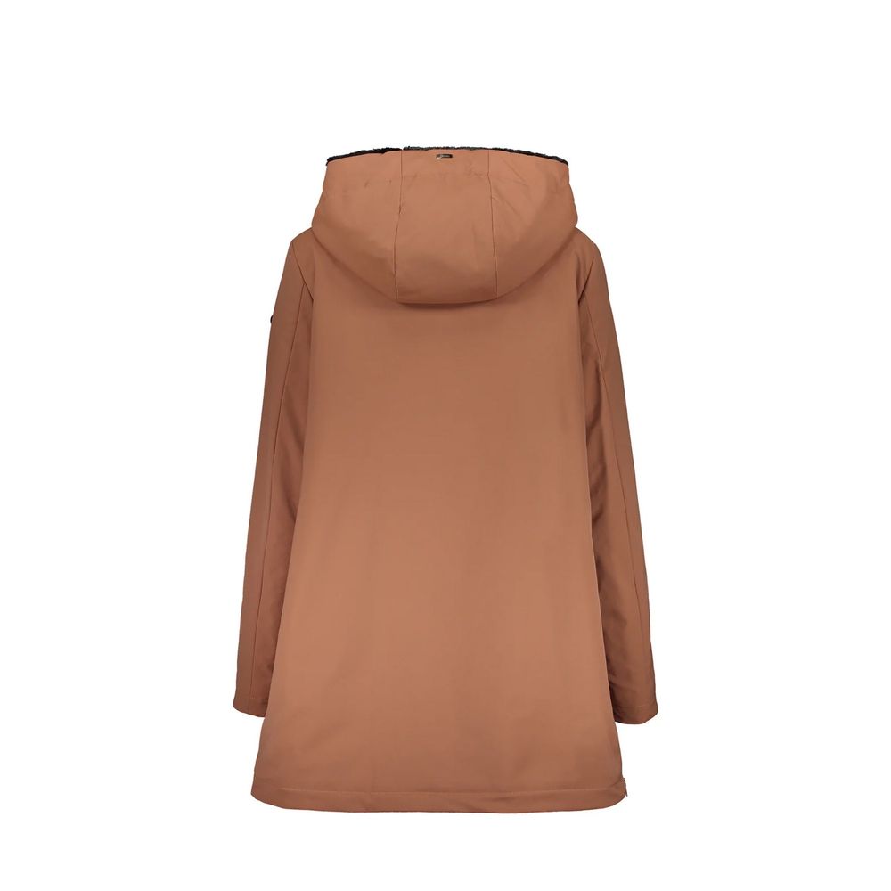 Herno Brown Polyester Shell Jacket