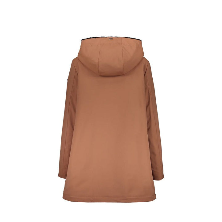 Herno Brown Polyester Shell Jacket