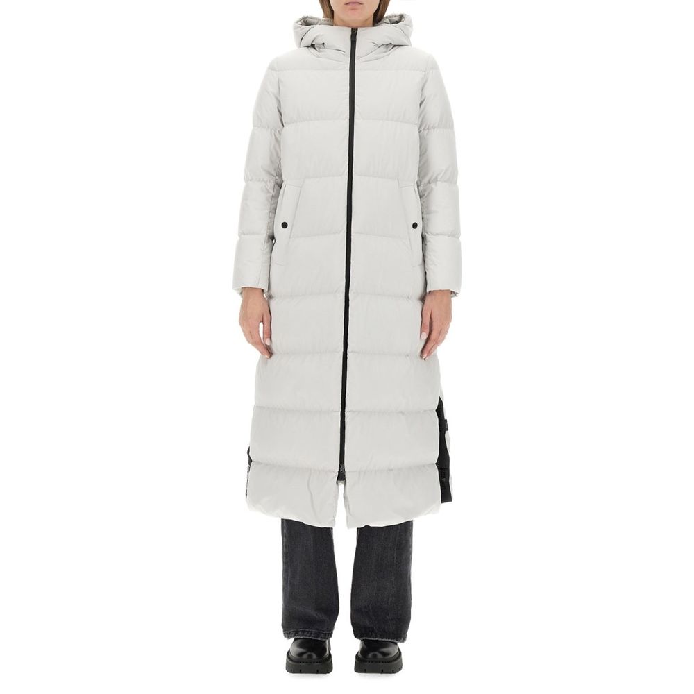 Herno Gray Polyester Coat