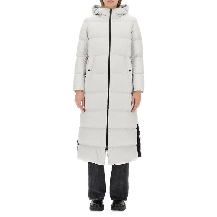 Herno Gray Polyester Coat