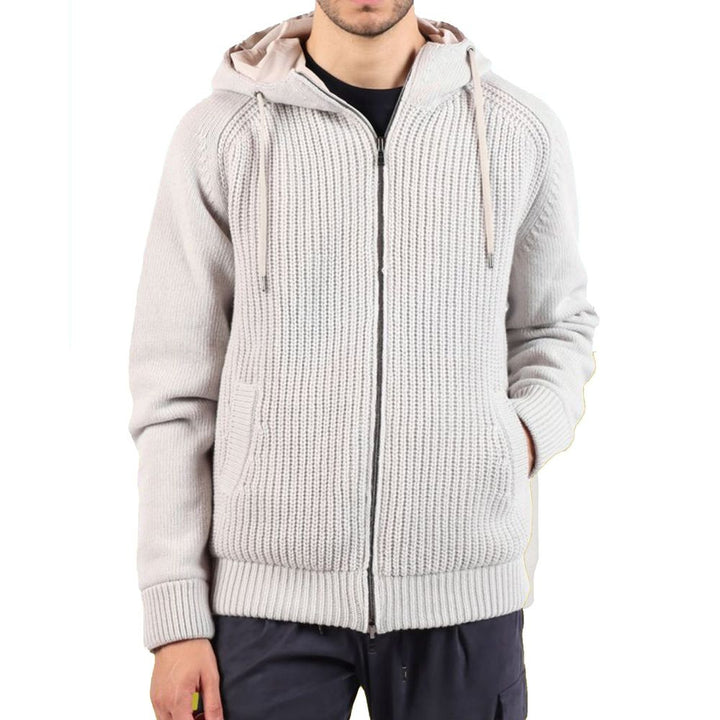 Herno Gray Wool Bomber