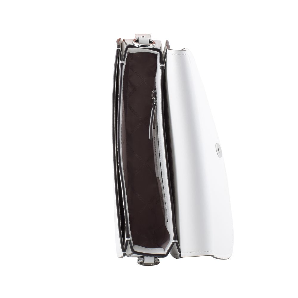 Michael Kors White Leather Shoulder Bag