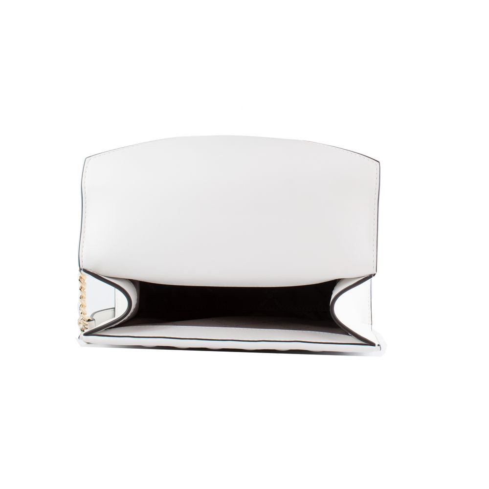 Michael Kors White Leather Shoulder Bag