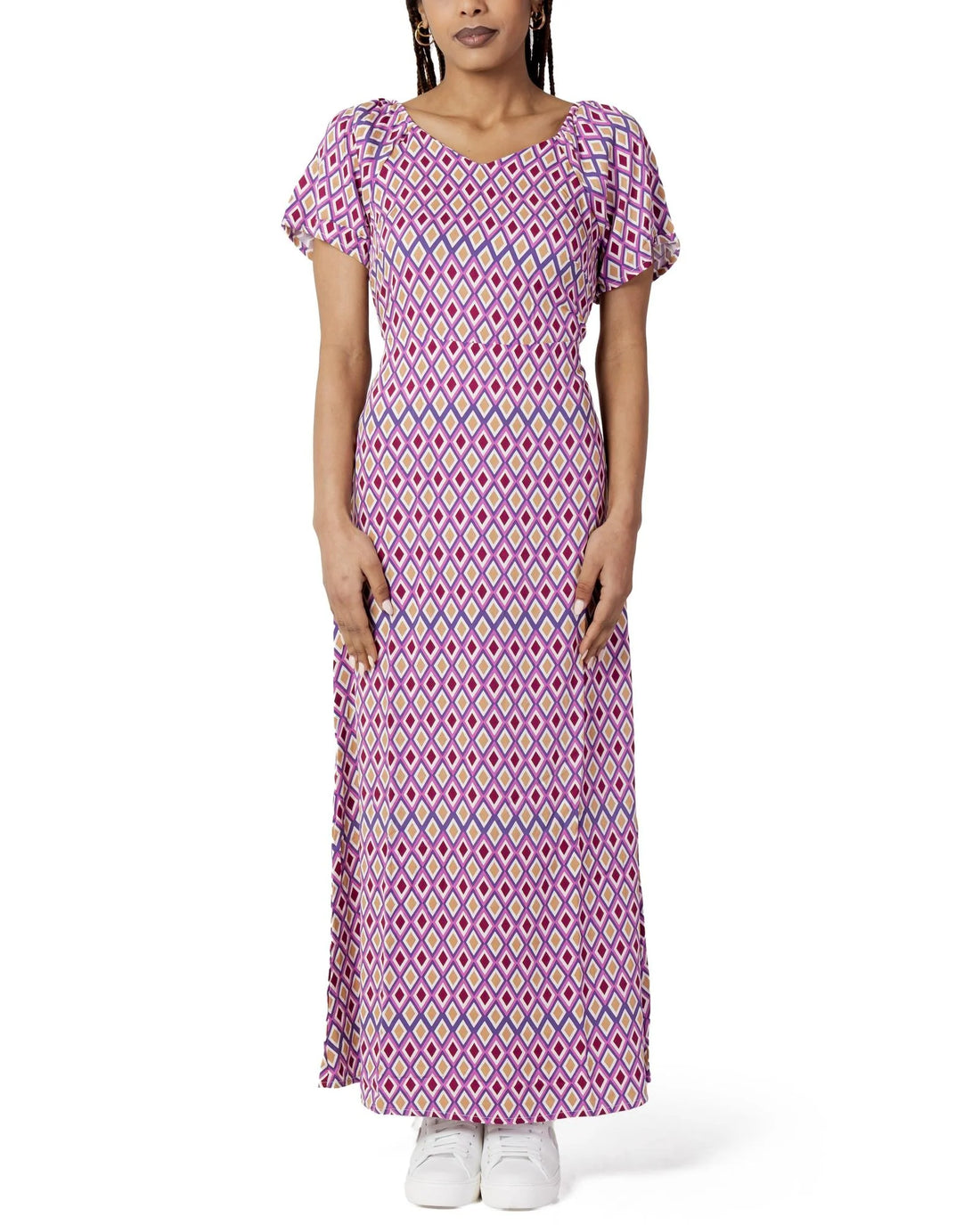 Only Multicolor Viscose Casual Dress