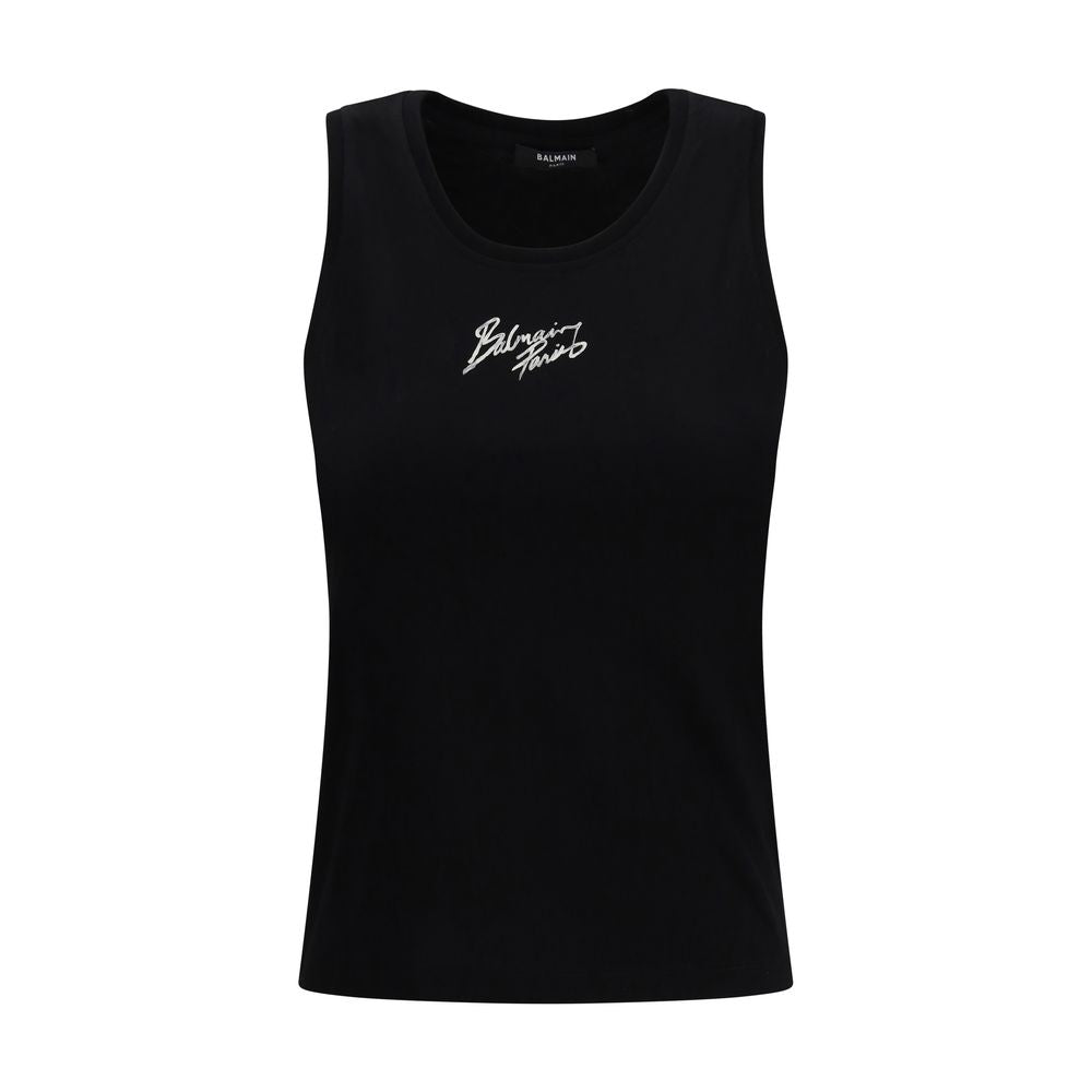 Balmain Black Cotton Top