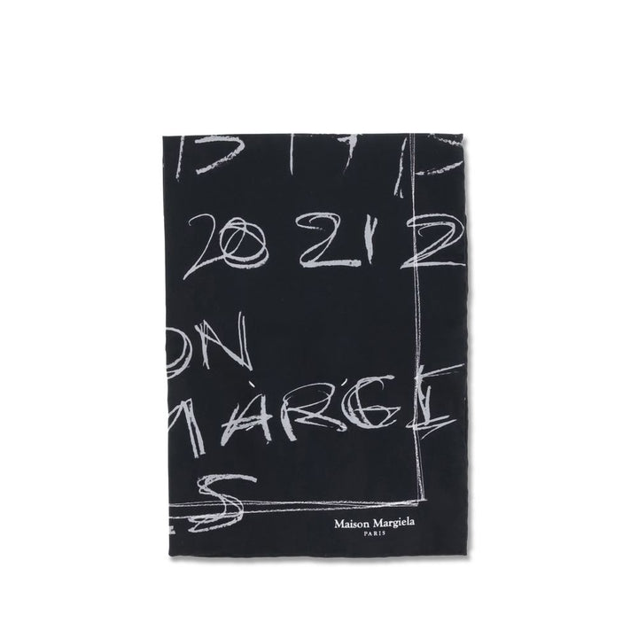 Maison Margiela Black Silk Scarf