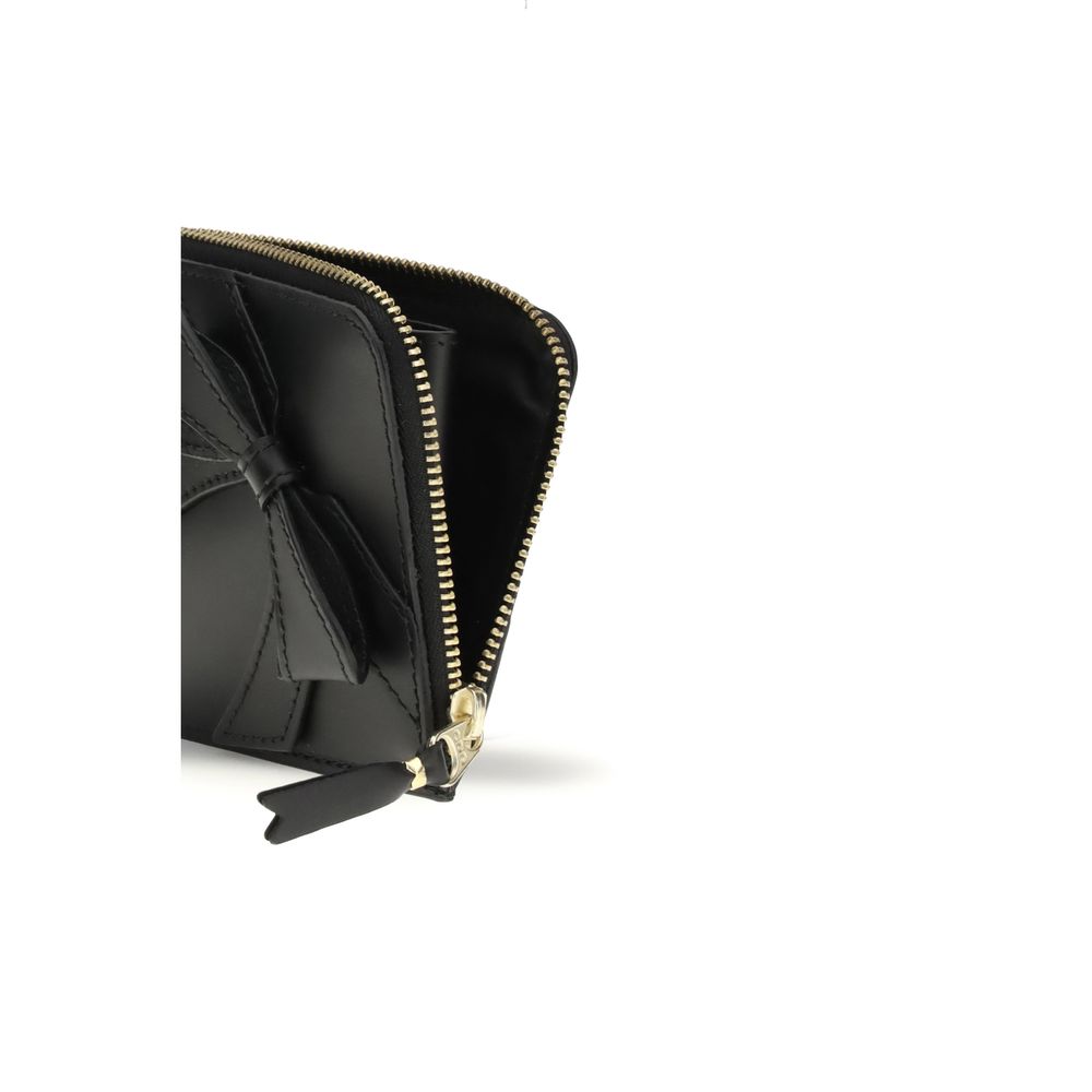 Comme Des Garçons Black Calf Leather Bos Taurus Wallet