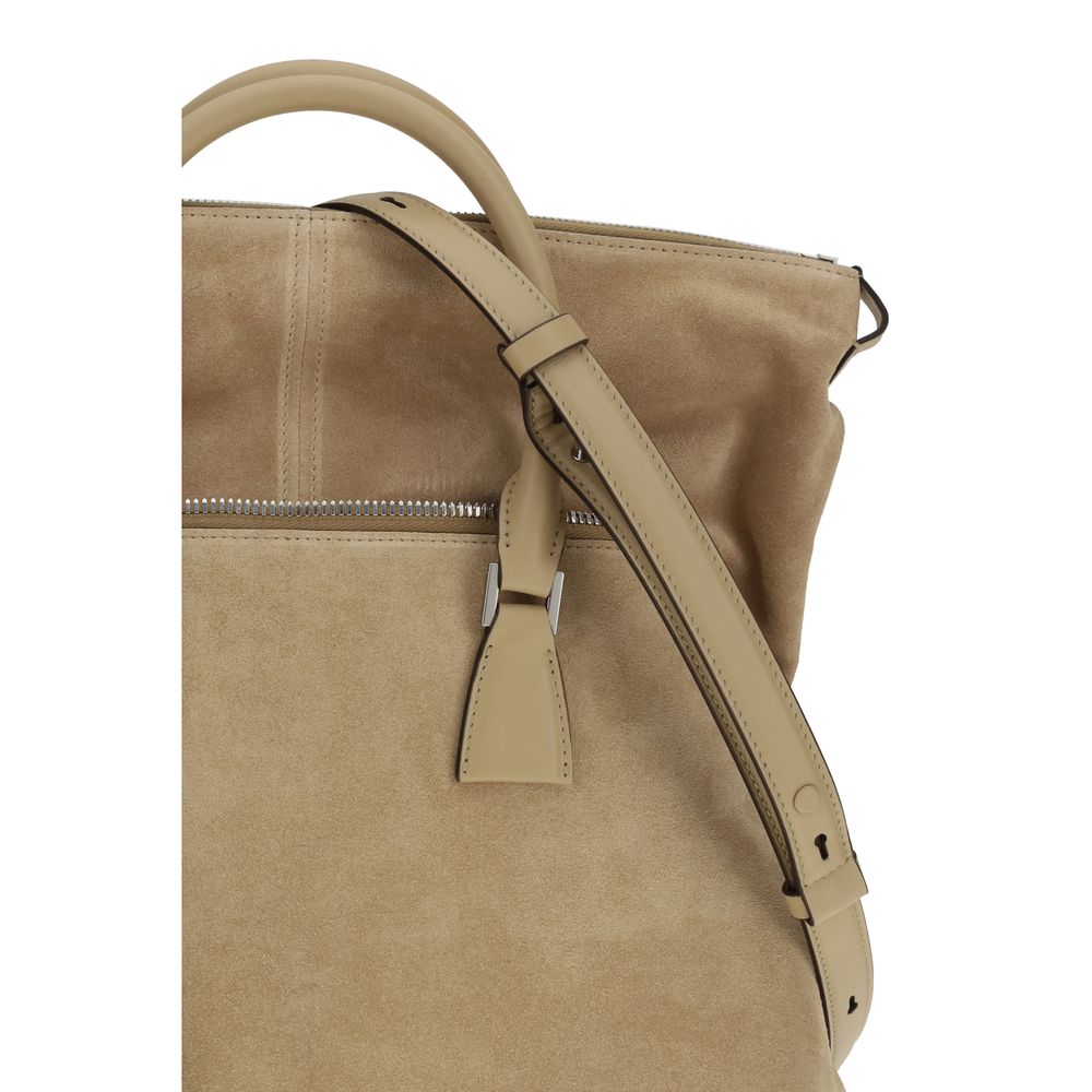 Maison Margiela Beige Calf Leather Bos Taurus Shoulder Bag