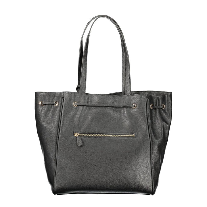 Guess Jeans Nero Poliuretano Women Handbag
