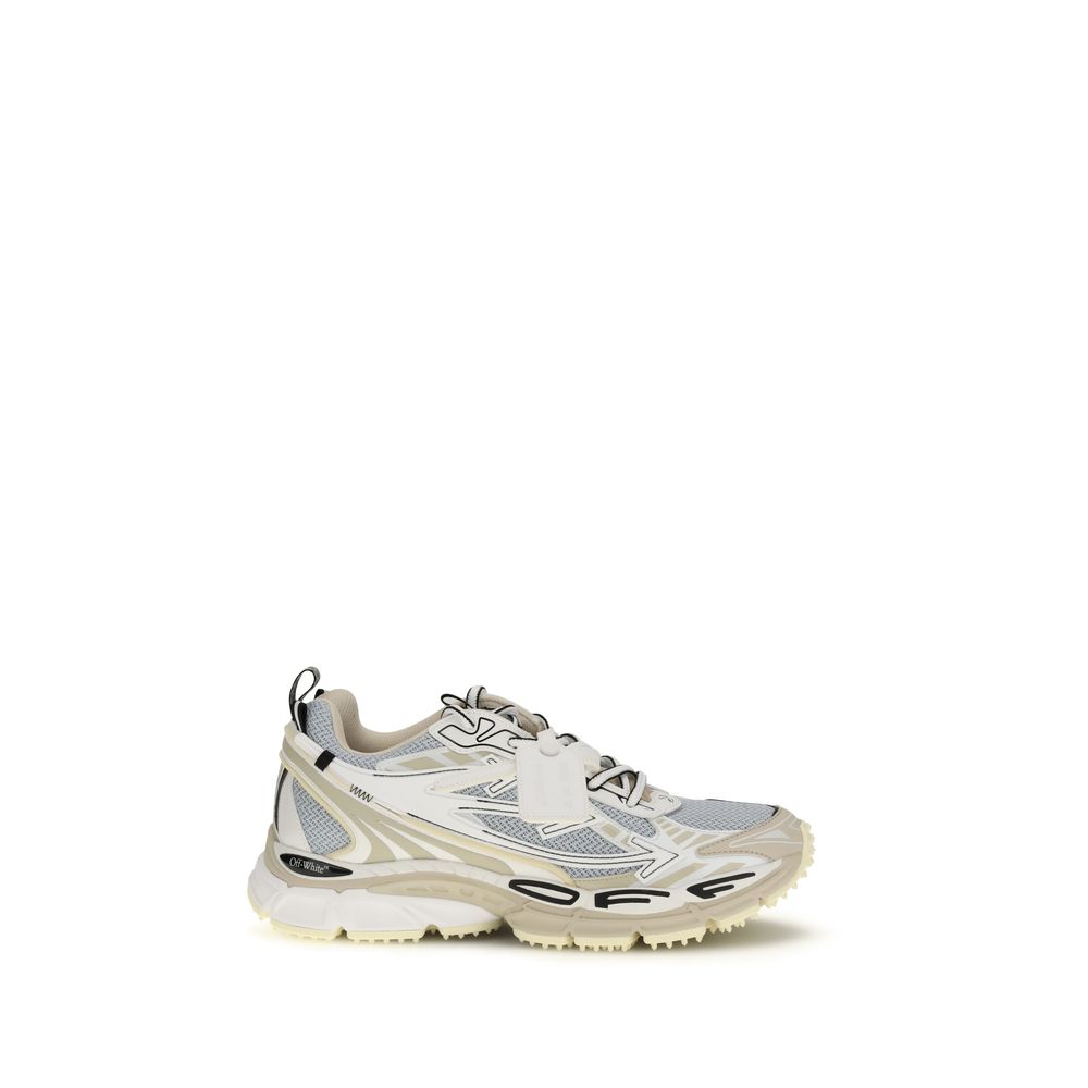 Off-White Gray Rubber Athletic Sneakers