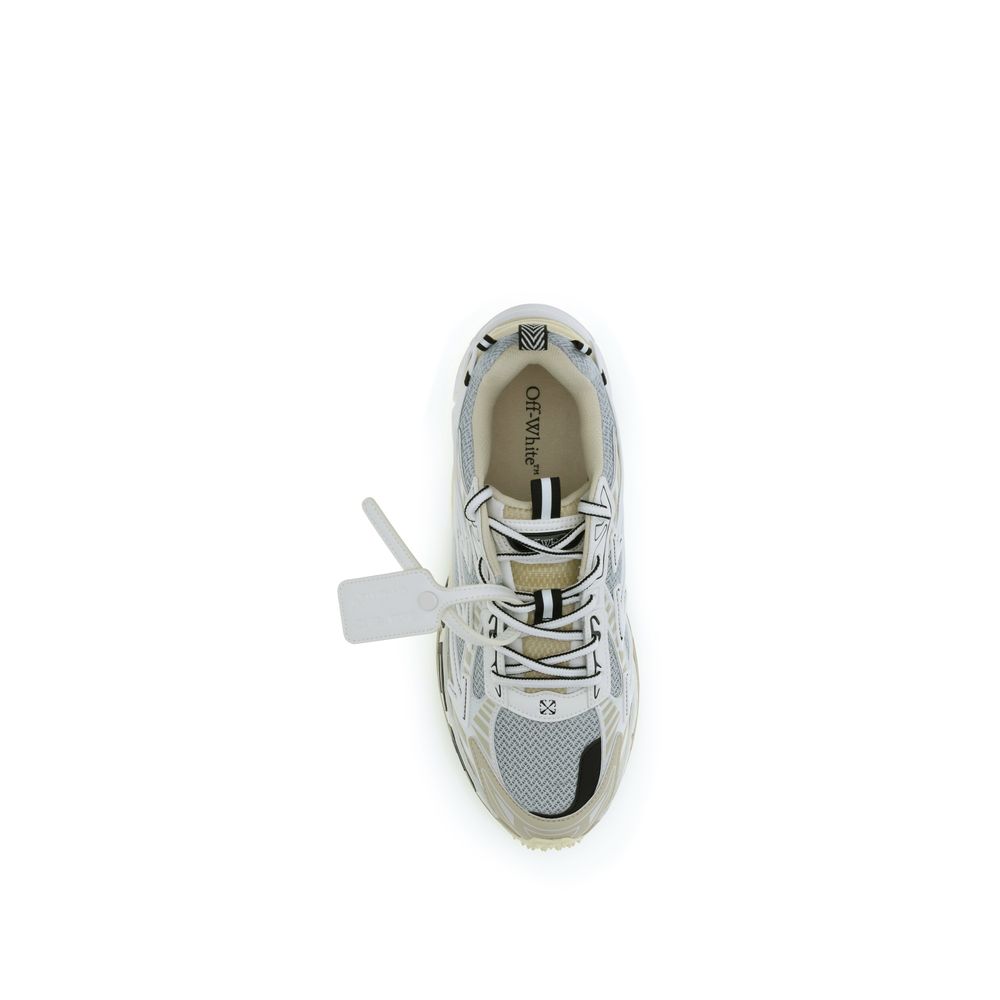Off-White Gray Rubber Athletic Sneakers