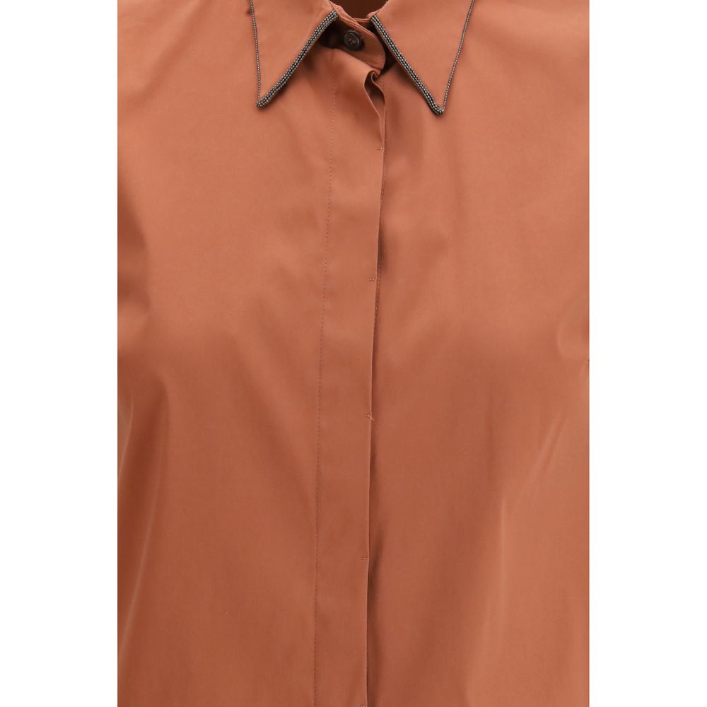 Brunello Cucinelli Multicolor Cotton Shirt