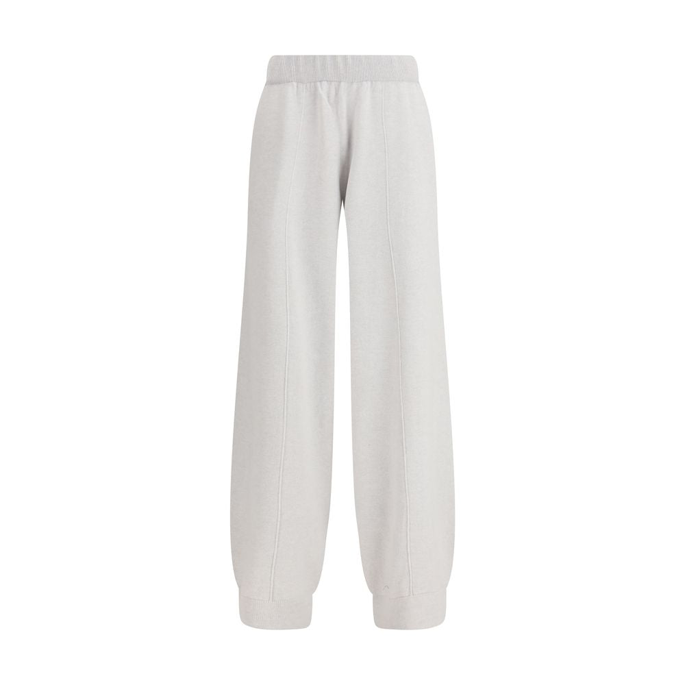 Fabiana Filippi Gray Fleece Wool Casual Pants