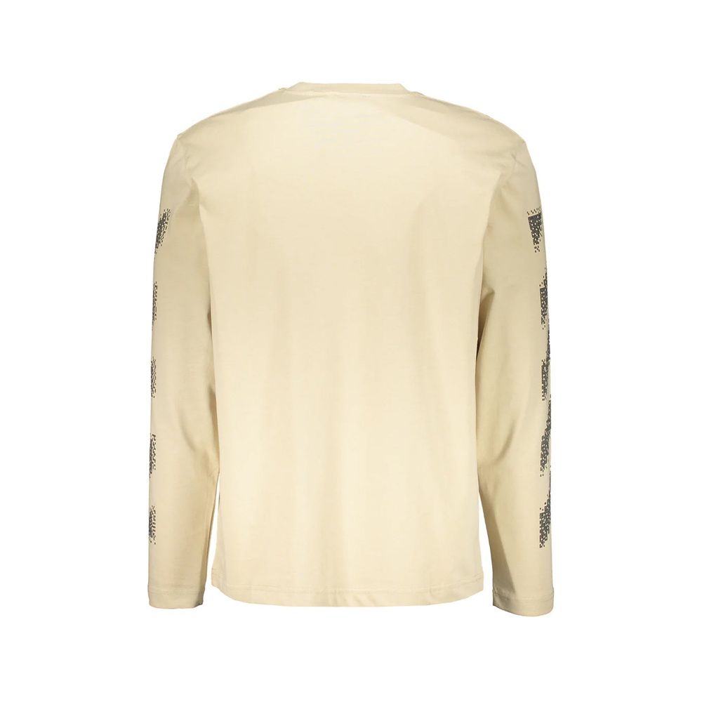 Off-White Beige Cotton T-Shirt