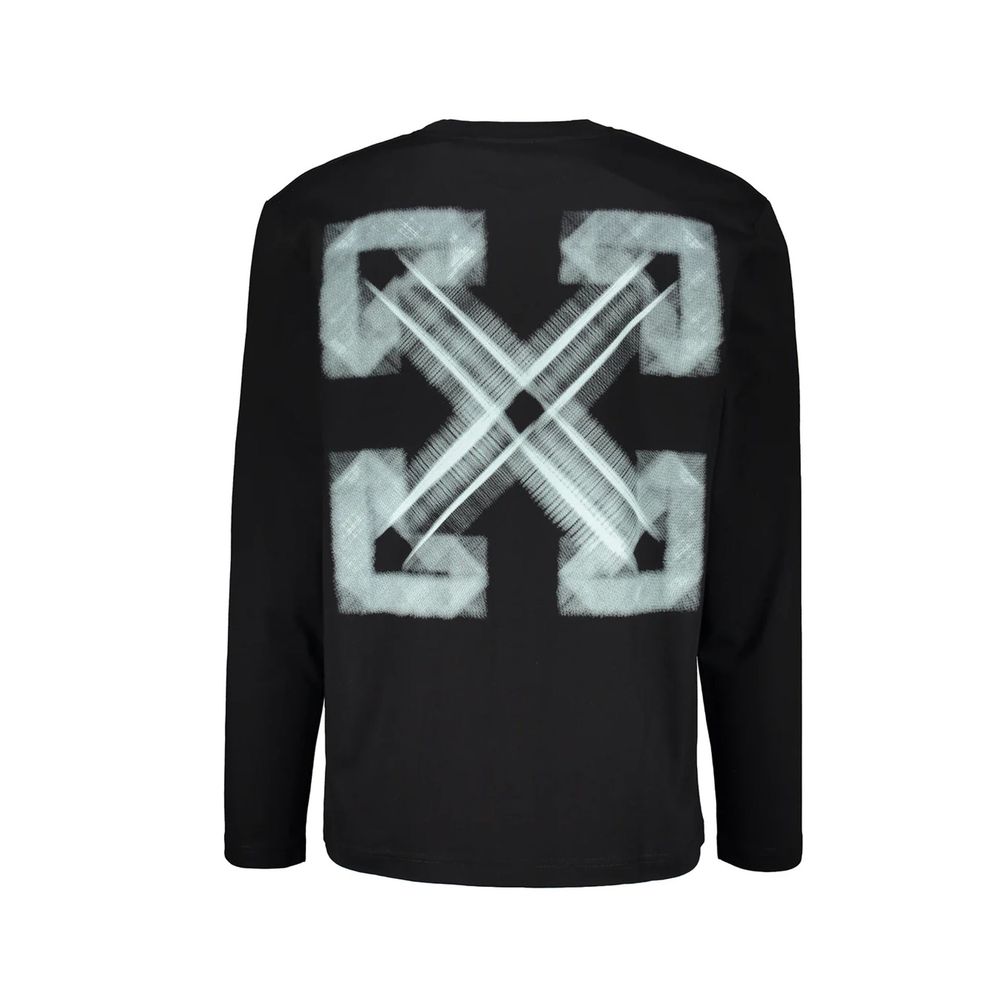 Off-White Black Cotton T-Shirt