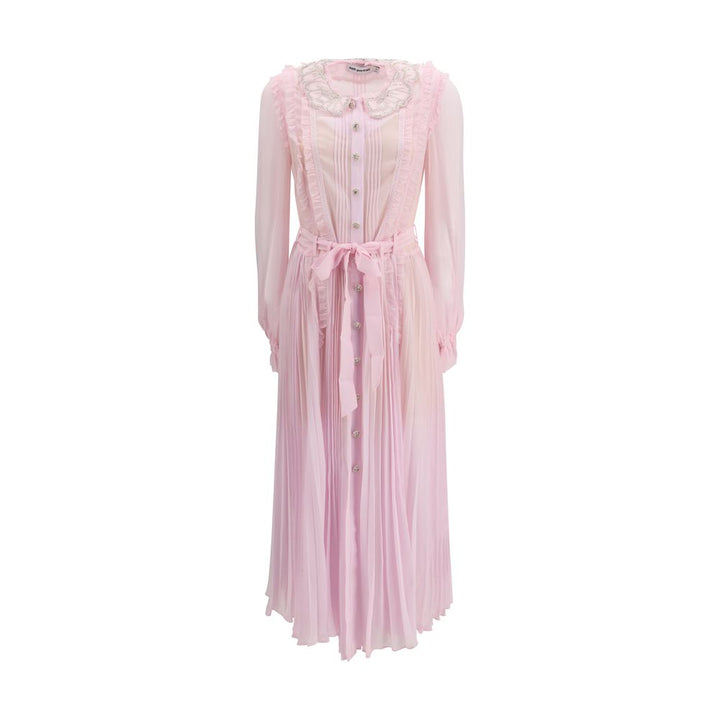 Self-Portrait Multicolor Viscose Casual Dress