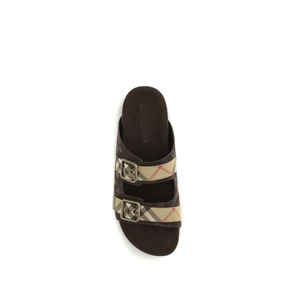 Burberry Brown Polyamide Sandals