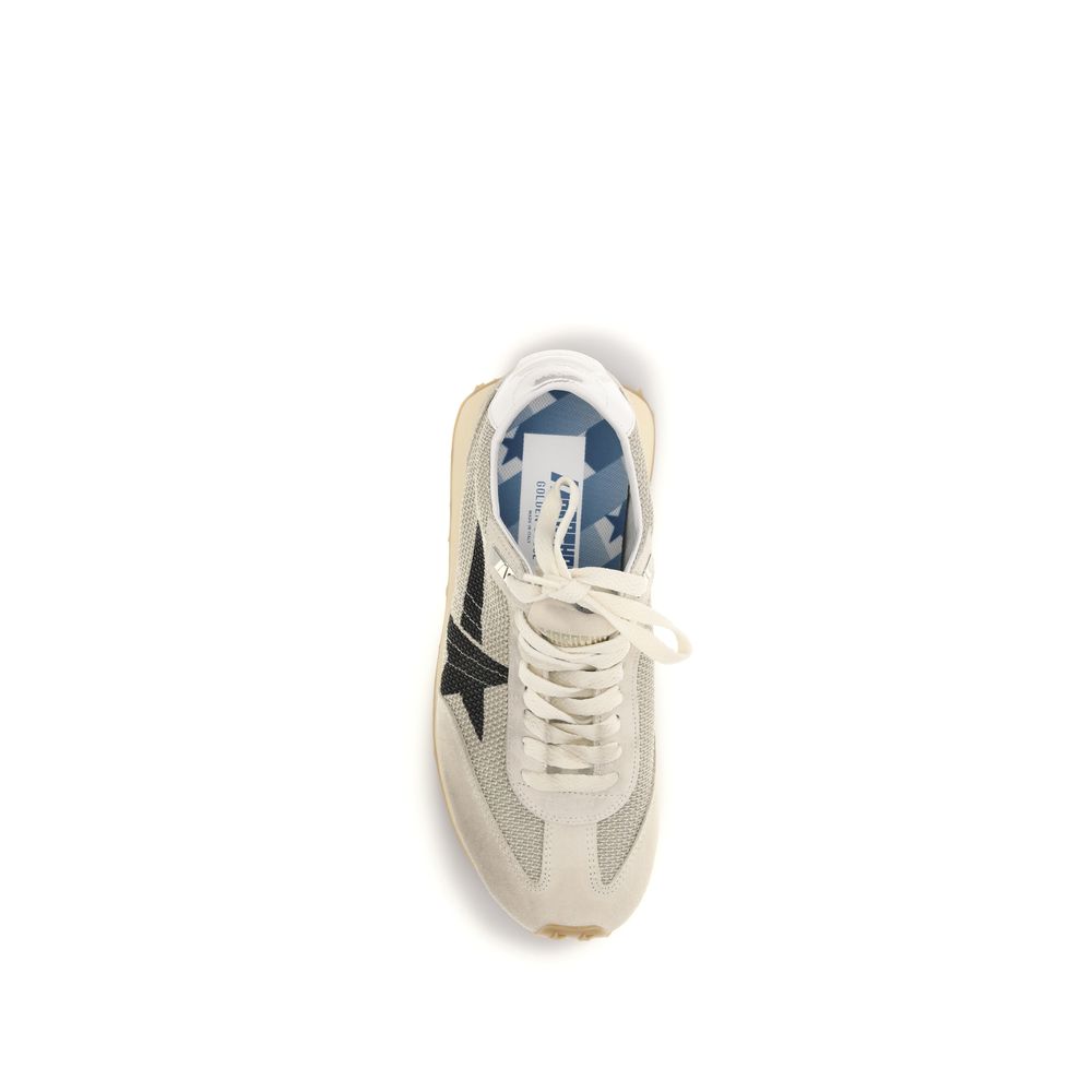 Golden Goose Beige Calf Leather Bos Taurus Athletic Sneakers