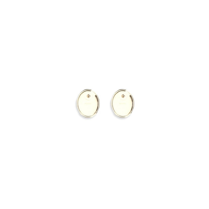 Self-Portrait Gold Brass Earrings