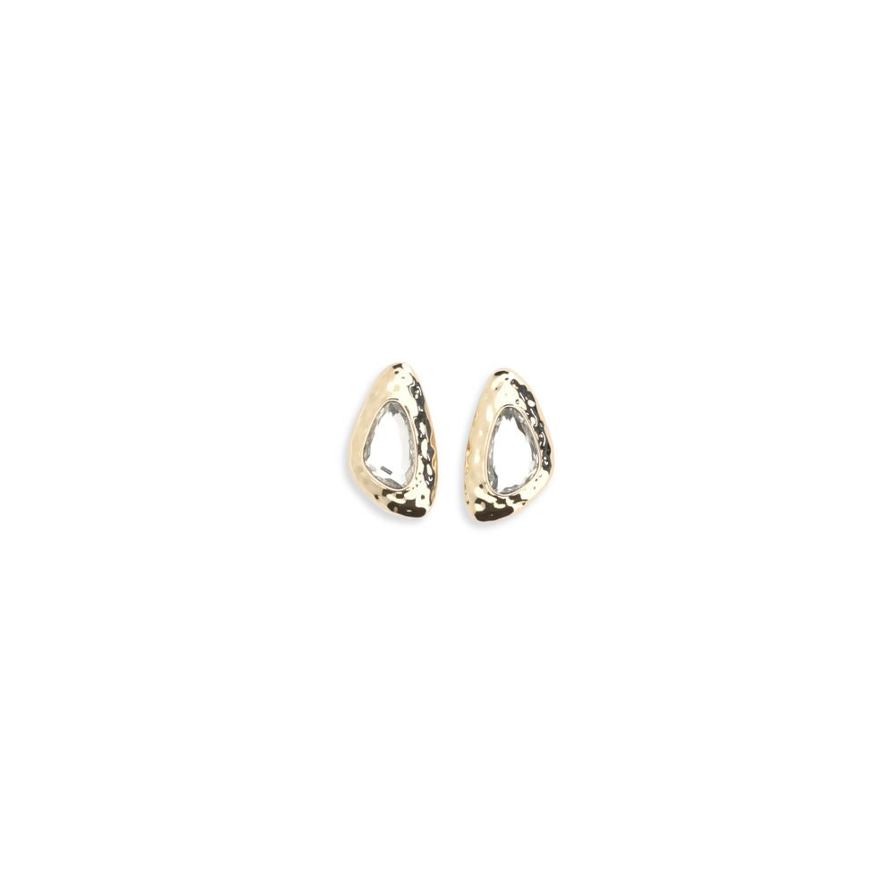 Self-Portrait Gold Brass Earrings
