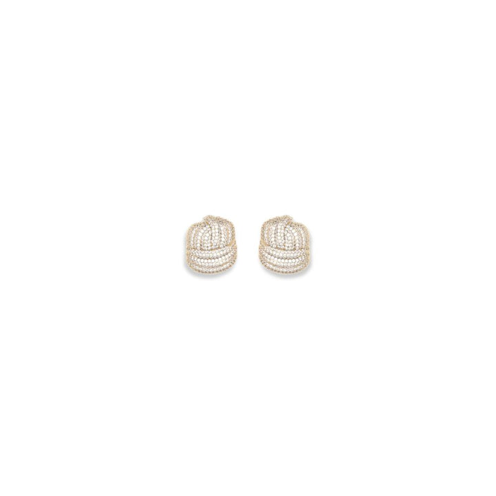 Self-Portrait Gold Brass Earrings