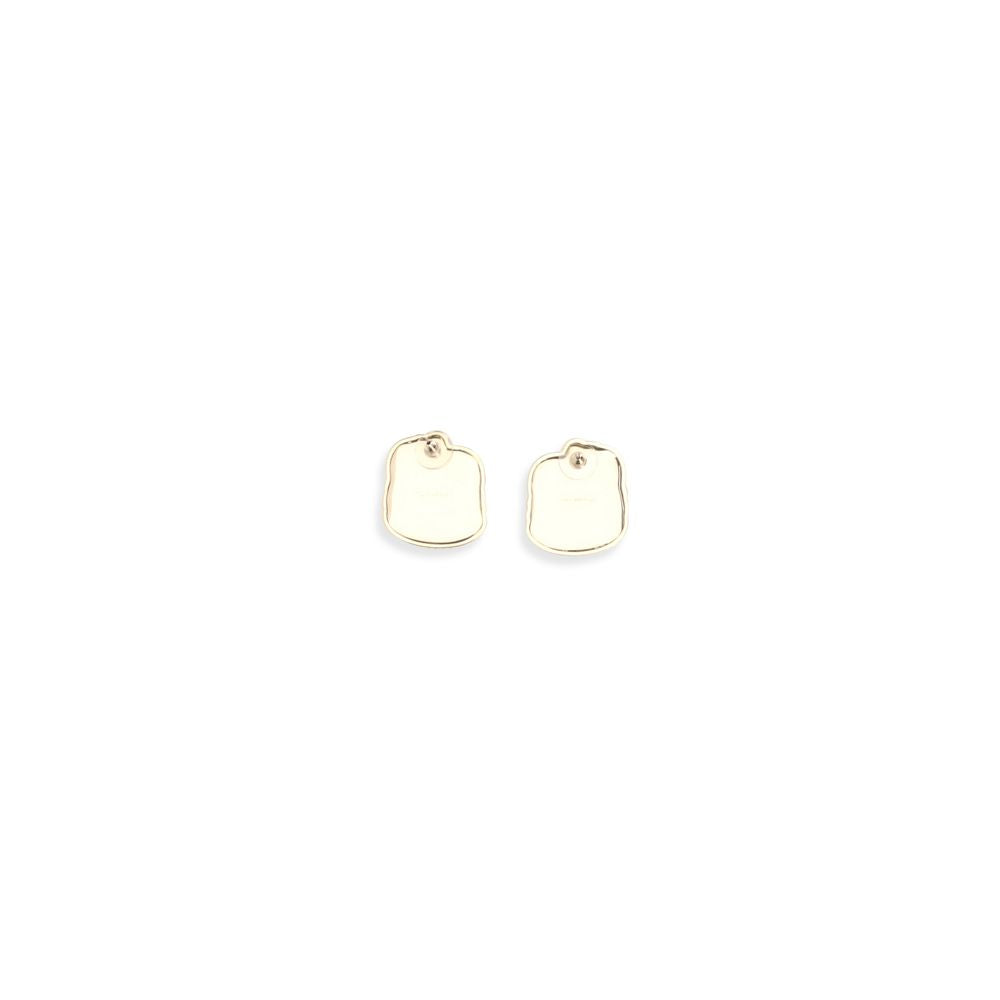 Self-Portrait Gold Brass Earrings