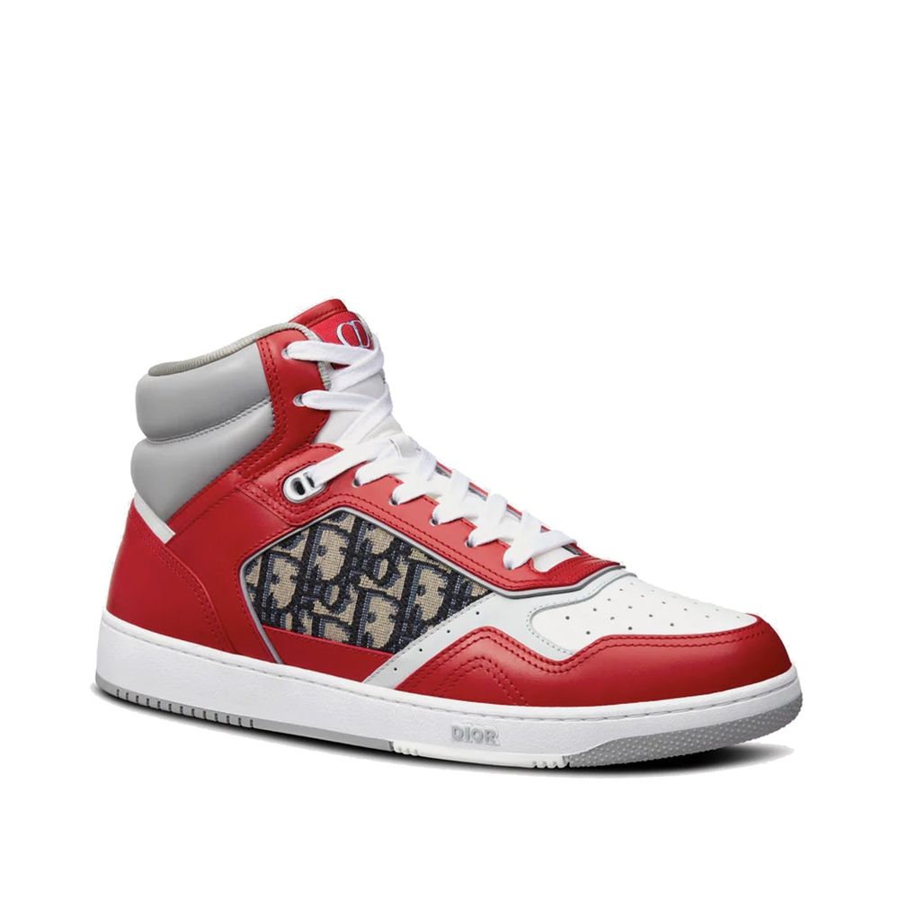 Dior Multicolor Leather High Top Sneakers