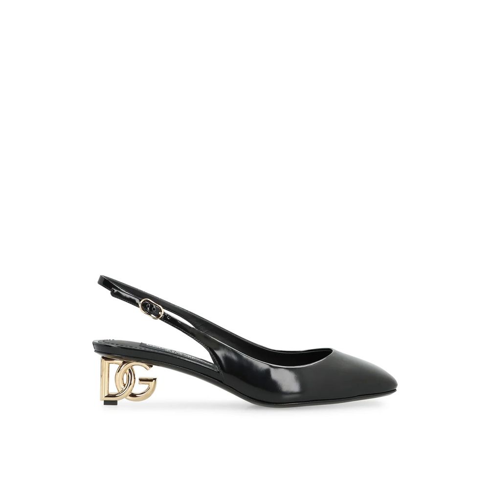 Dolce & Gabbana Black Calfskin Pumps