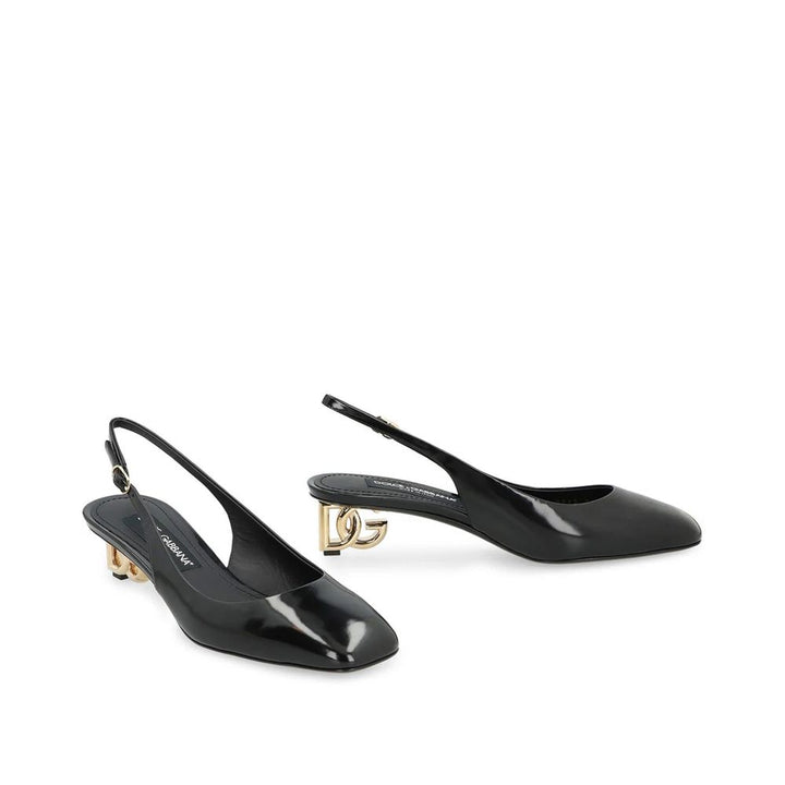 Dolce & Gabbana Black Calfskin Pumps