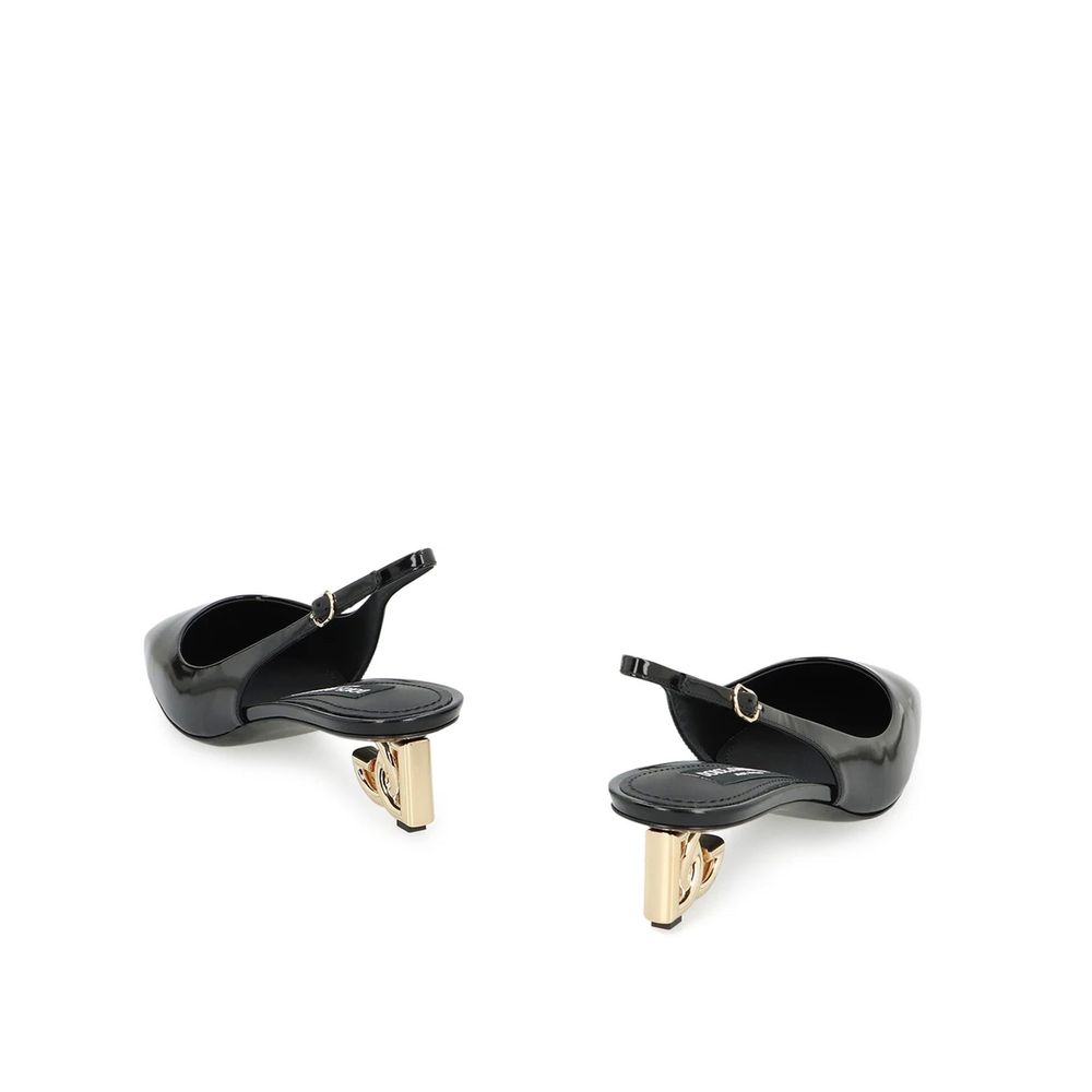 Dolce & Gabbana Black Calfskin Pumps