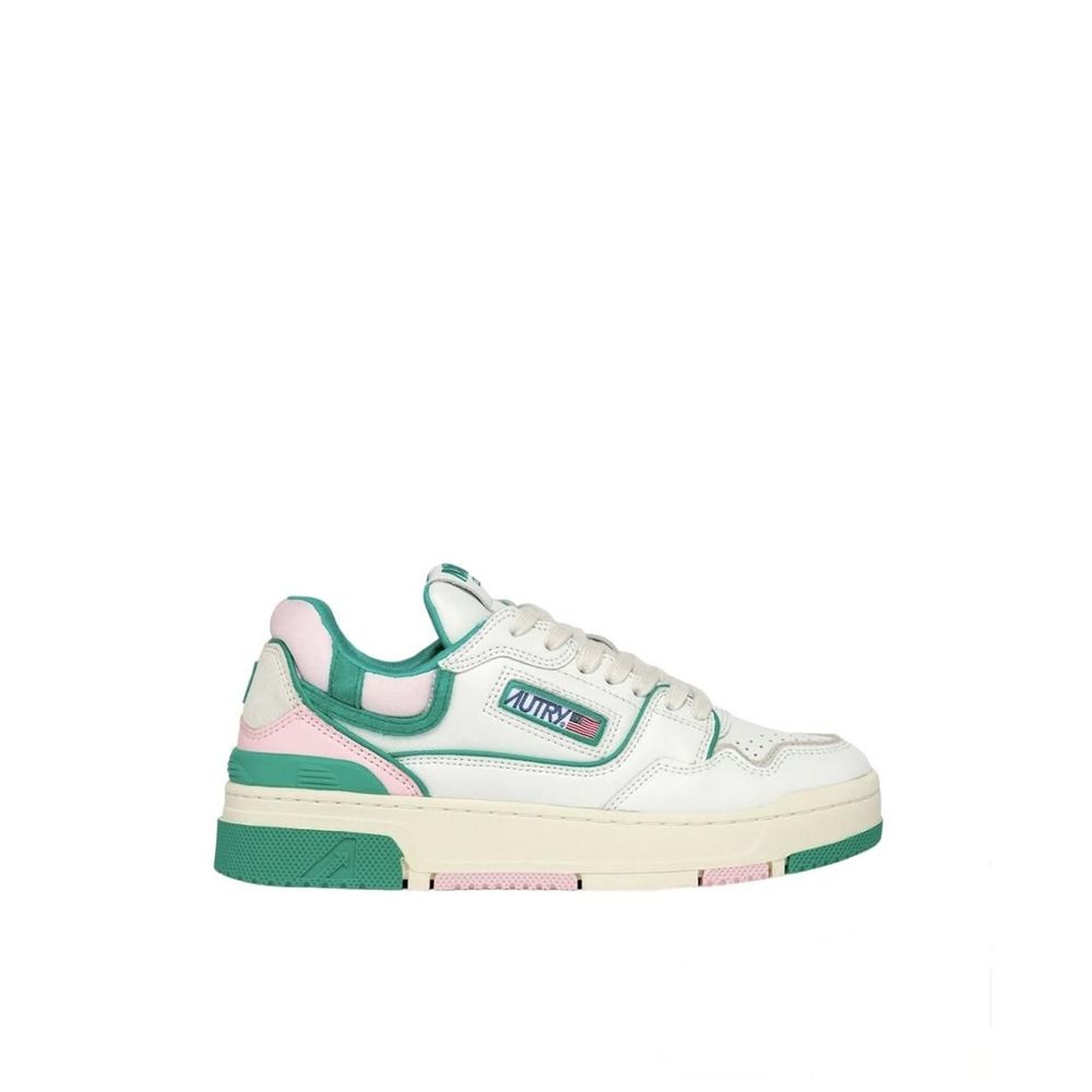 Autry White Leather Low Top Sneakers
