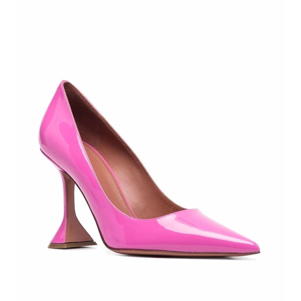 Amina Muaddi Multicolor Calfskin Pumps