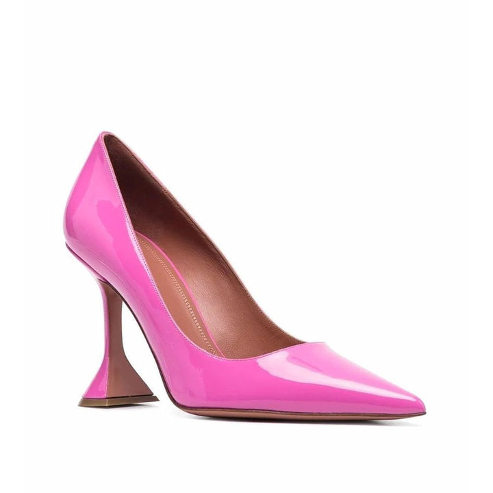 Amina Muaddi Multicolor Calfskin Pumps
