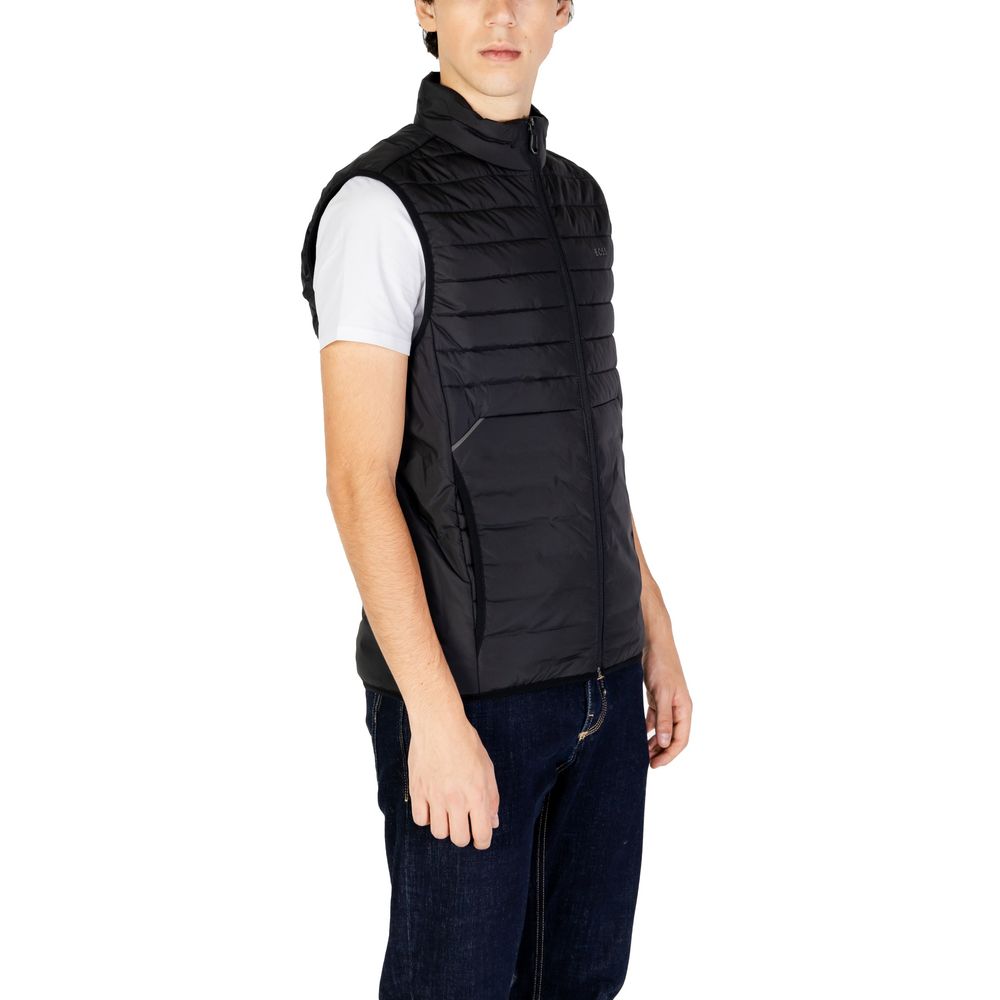 Hugo Boss Black Polyester Sleveless Jacket