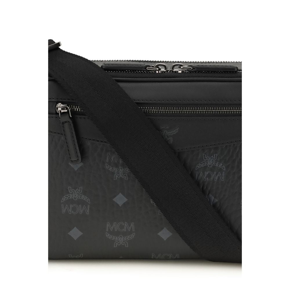 MCM Black Polyethylene Shoulder Bag