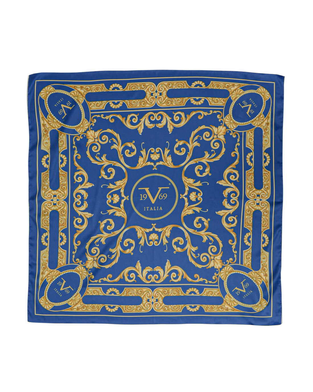 19V69 Italia Multicolor Polyester Scarf