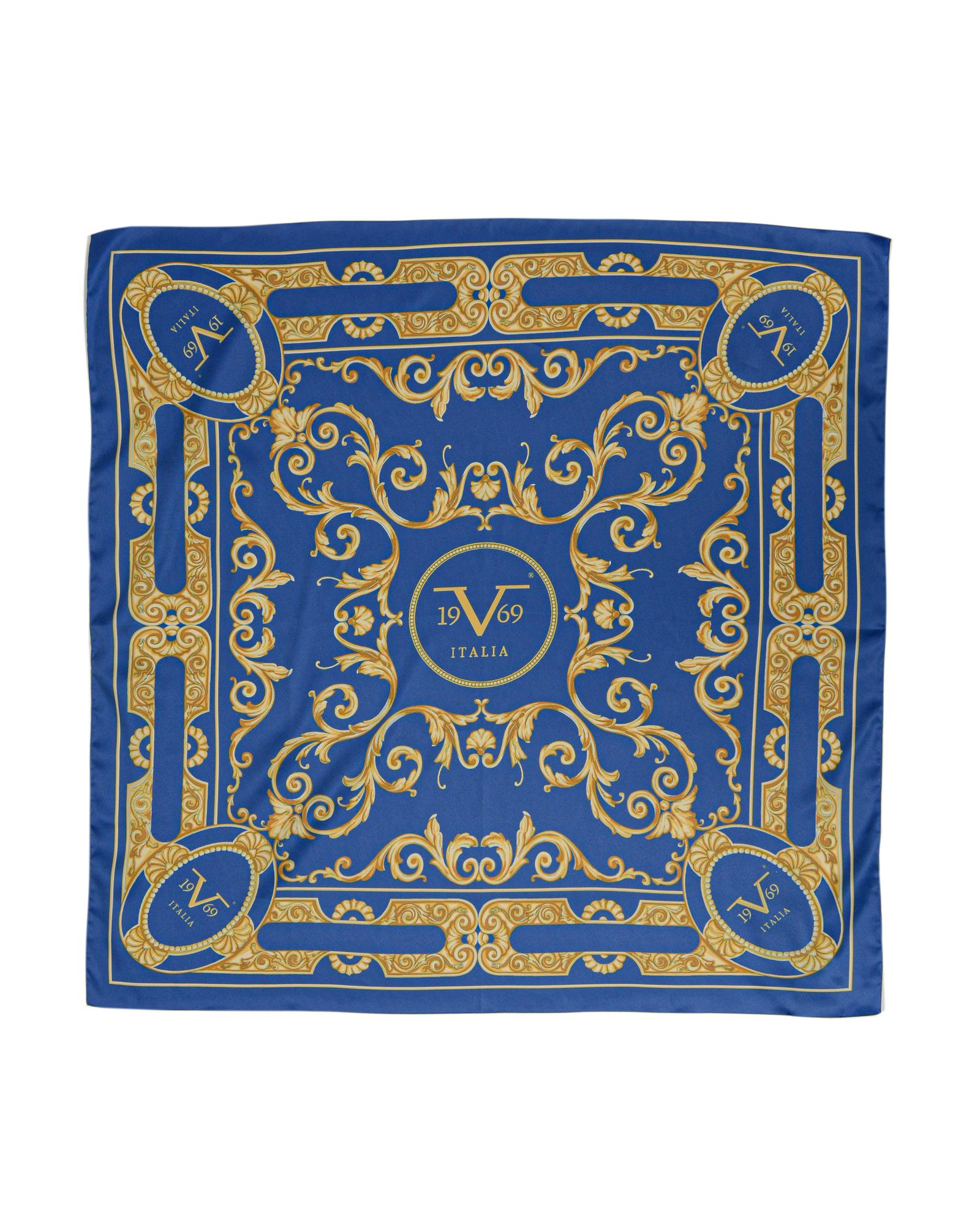 19V69 Italia Multicolor Polyester Scarf